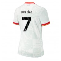 Liverpool Luis Diaz #7 Tredjedrakt Dame 2024-25 Kortermet